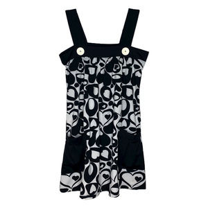 Y2K Heart Retro Print Jumper Dress Mary-Kate and Ashley 7